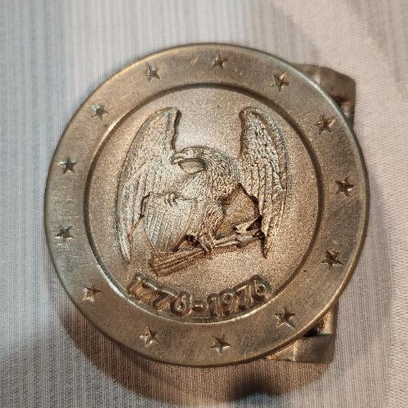 U.S. Bicentennial belt buckle by Sid Bell - Picture 1 of 2